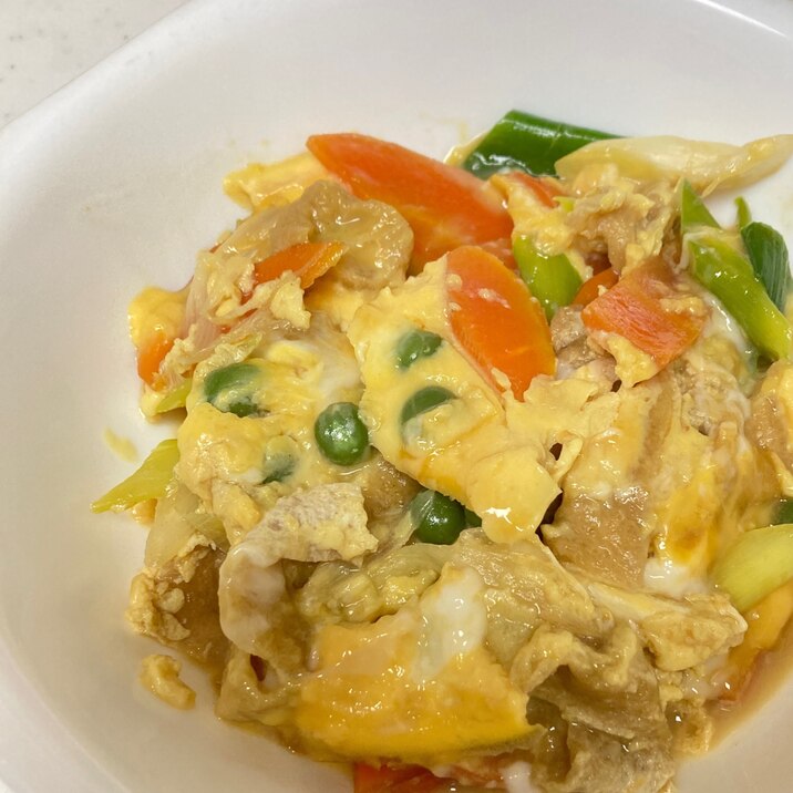 節約♡油揚げの卵とじ